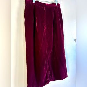 Vintage 80’s Velvet Skirt